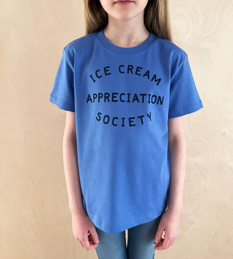 Alphabet Bag | Ice Cream Appreciation Society T-Shirts | Blue