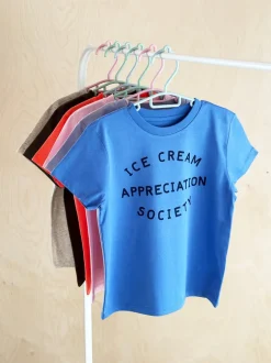 Alphabet Bag | Ice Cream Appreciation Society T-Shirts | Blue