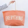 Alphabet Bags | Everything Tote Bags | Peach
