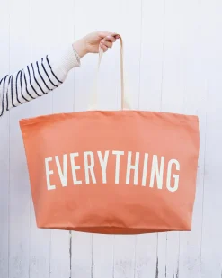 Alphabet Bags | Everything Tote Bags | Peach