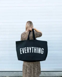 Alphabet Bags | Everything Tote Bags | Black