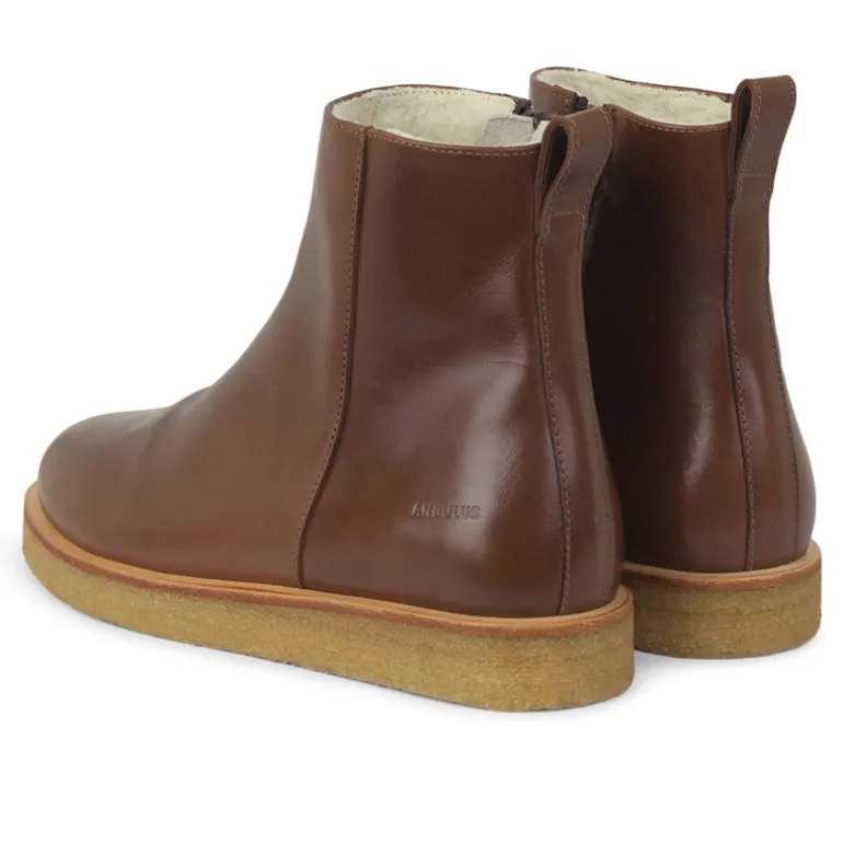 Angulus Women | Boots with Wool Lining | Brown