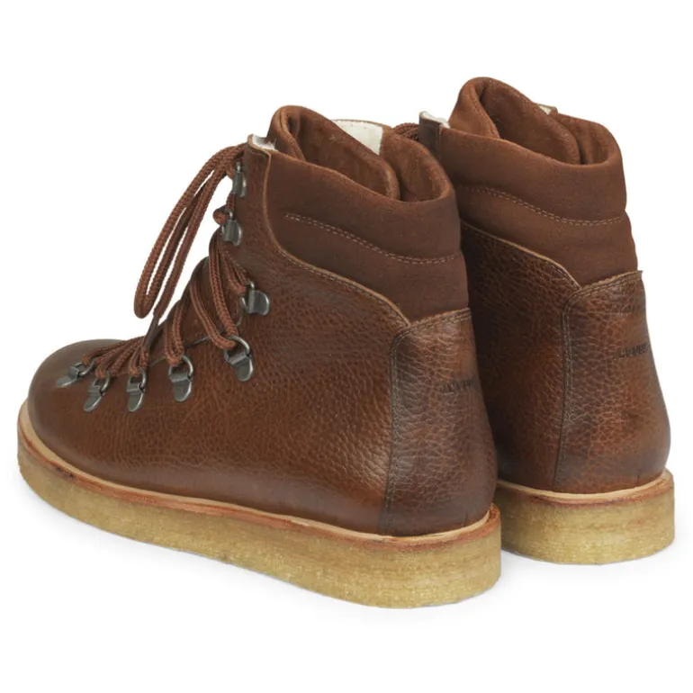 Angulus Women | Boots with Laces & Wool Lining | Brown