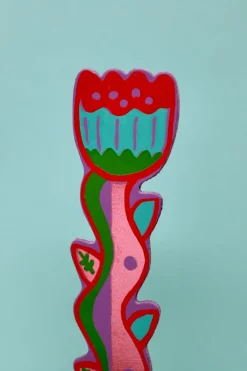 Ark Colour Design | Leather Tulip Bookmarks | Lilac