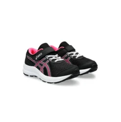 Asics Kids Trainers | Contend 8 PS | Black/Hot Pink