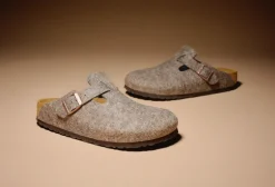 Birkenstock Women's Bostons | Wool Felt | Cocoa