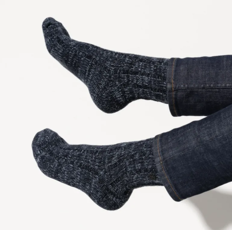 Birkenstock Women's Socks | Cotton Twist | Blue