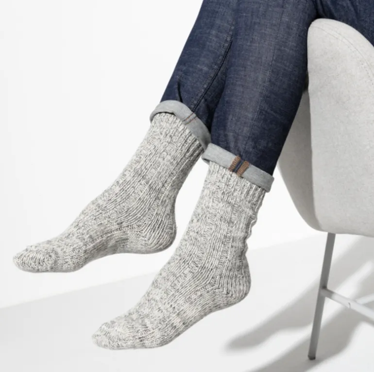 Birkenstock Women's Socks | Cotton Twist | Grey