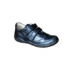 Bo-Bell School Shoes | Velcro Olivie | Black Leather