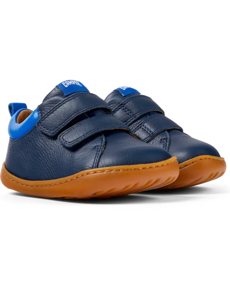 Camper Kids Shoes | Peu Cami Velcro | Navy