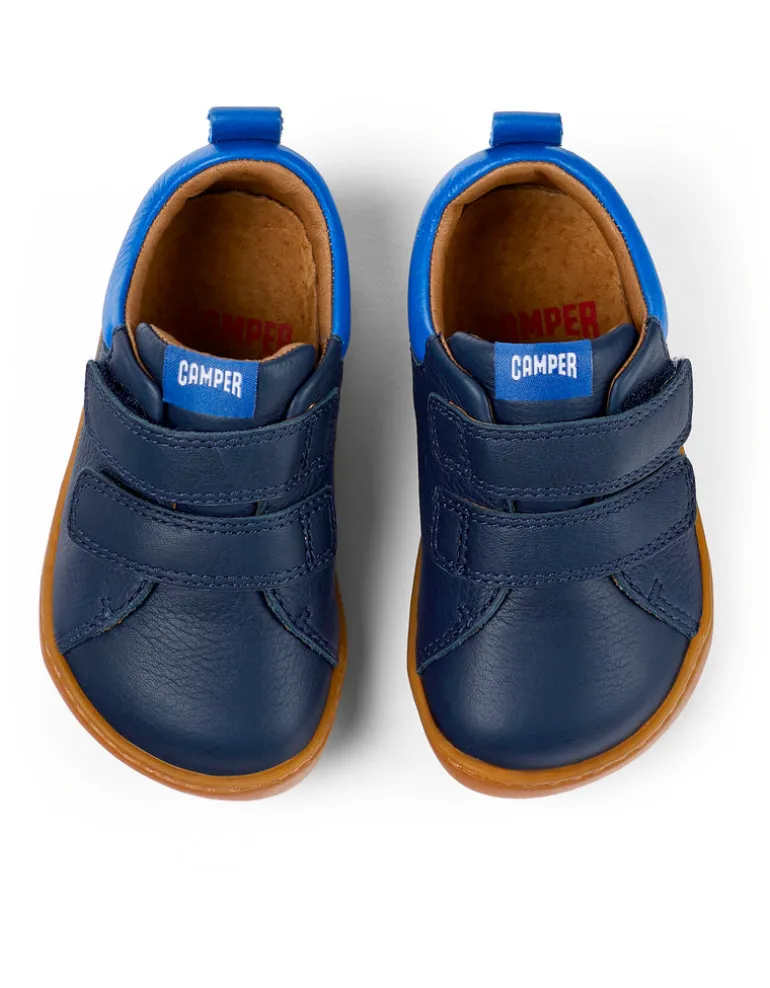 Camper Kids Shoes | Peu Cami Velcro | Navy