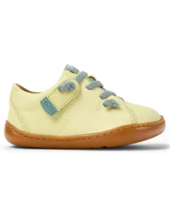 Camper Kids Shoes | Peu Elastic Lace | Yellow