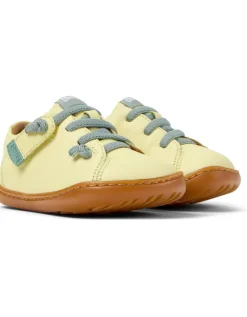 Camper Kids Shoes | Peu Elastic Lace | Yellow