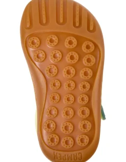 Camper Kids Shoes | Peu Elastic Lace | Yellow