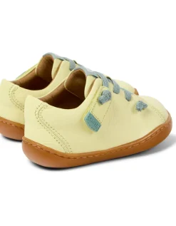 Camper Kids Shoes | Peu Elastic Lace | Yellow