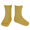 Condor Short Socks | Ribbed | Mustard