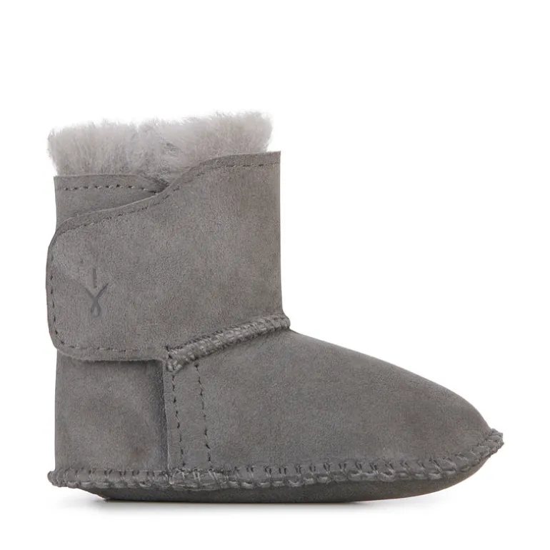 Emu Australia Baby Booties | Charcoal