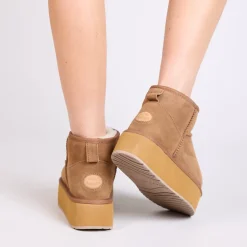 Emu Australia Womens Boots | Stinger Flatform | Chestnut