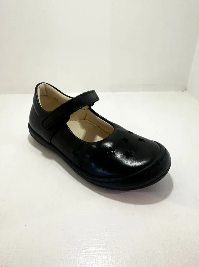 Froddo School Shoes | Mia Stars | Black Leather