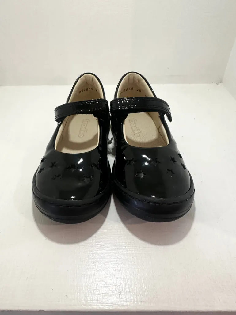 Froddo School Shoes | Mia Stars | Black Patent