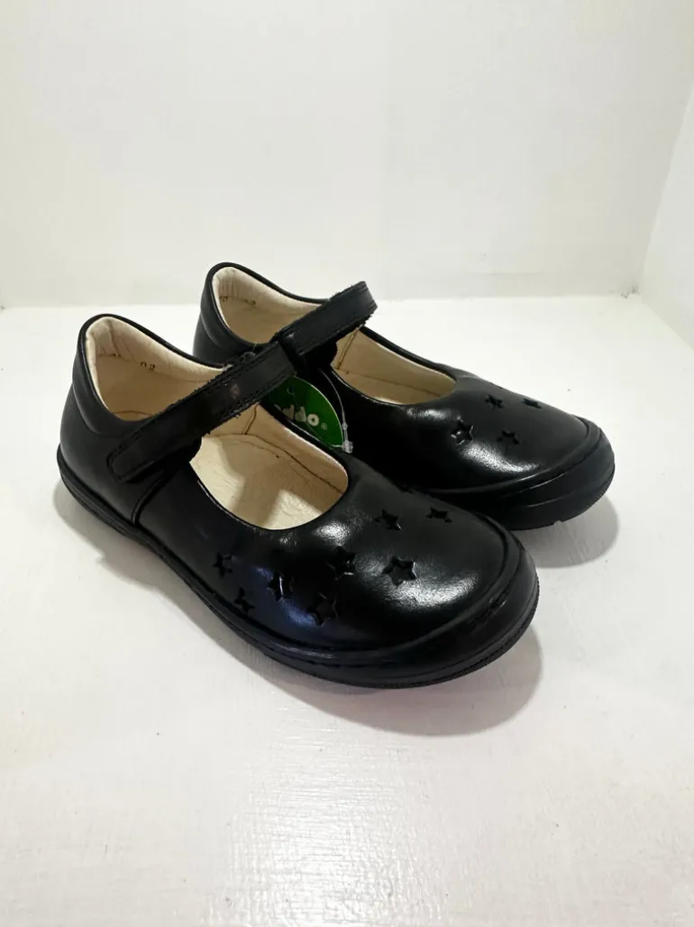 Froddo School Shoes | Mia Stars | Black Leather