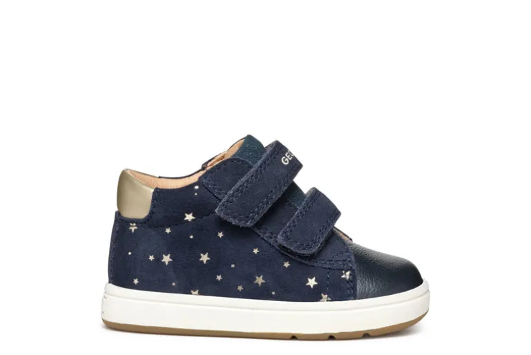 Geox Baby Shoes | Biglia | Navy & Platium