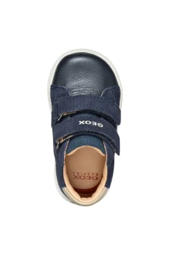 Geox Baby Shoes | Biglia | Navy & Platium