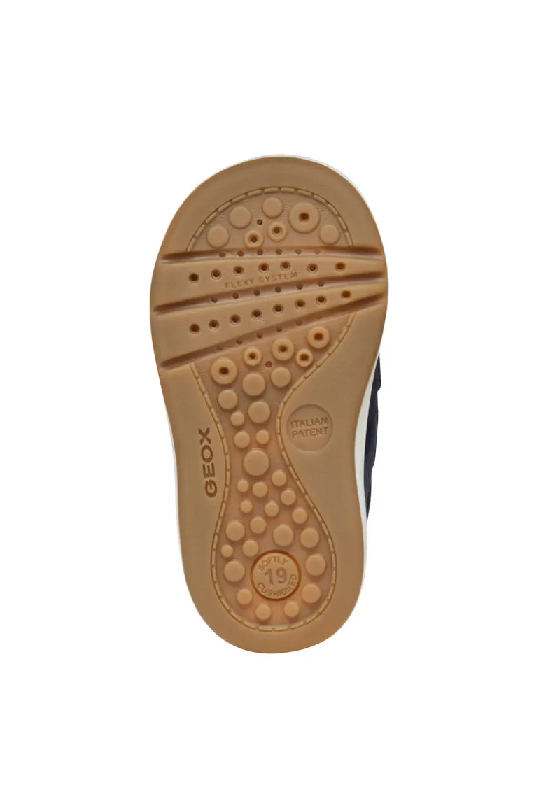 Geox Baby Shoes | Biglia | Navy & Platium