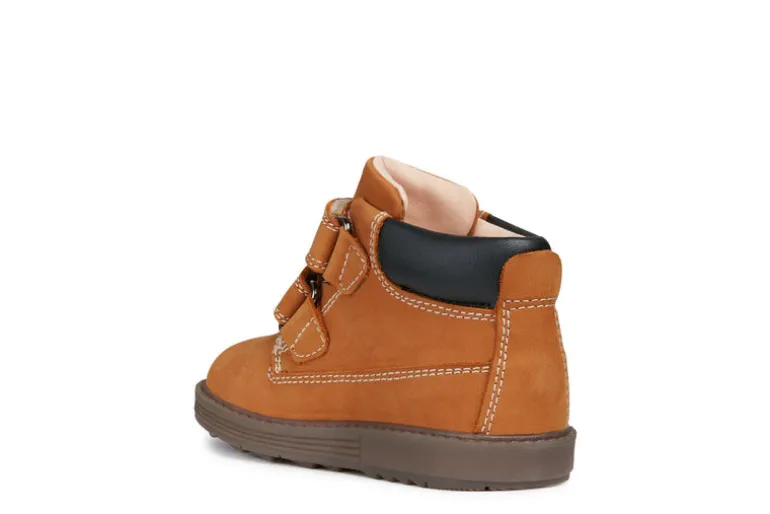 Geox Kids Boots | Hynde Velcro | Tan