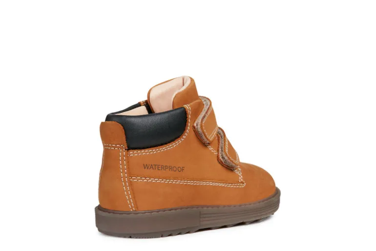 Geox Kids Boots | Hynde Velcro | Tan