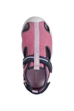 Geox Kids Sandals | Wader Waterproof | Navy & Pink