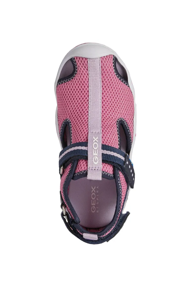Geox Kids Sandals | Wader Waterproof | Navy & Pink