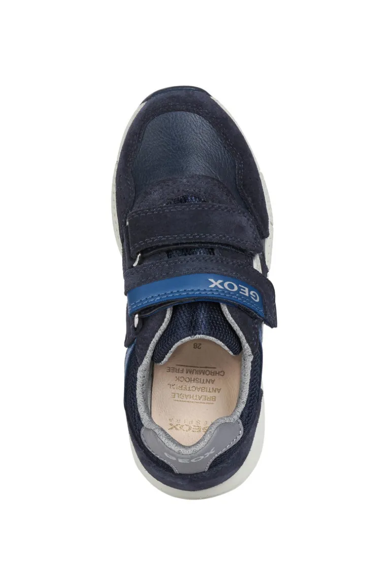 Geox Kids Trainers | Alben | Navy & Dark Avion