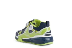Geox Kids Trainers | Bayonyc | Navy & Lime Shark