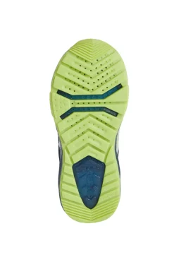 Geox Kids Trainers | Bayonyc | Navy & Lime Shark