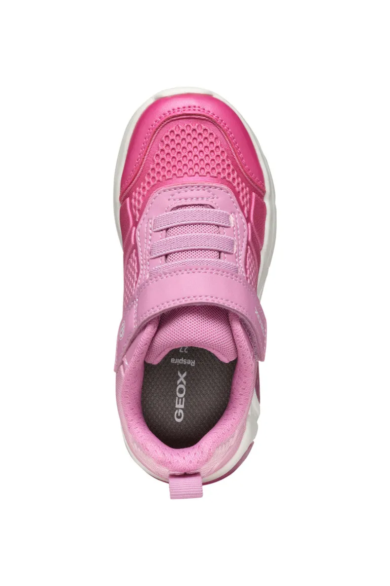 Geox Kids Trainers | Fadinlight | Pink & Fuchsia
