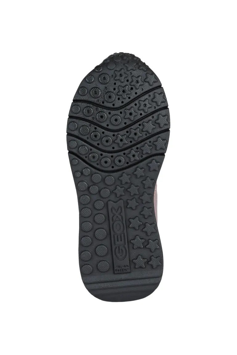 Geox Kids Trainers | Hi Top Weemble | Green & Black