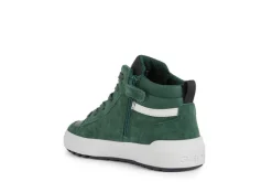 Geox Kids Trainers | Hi Top Weemble | Green & Black