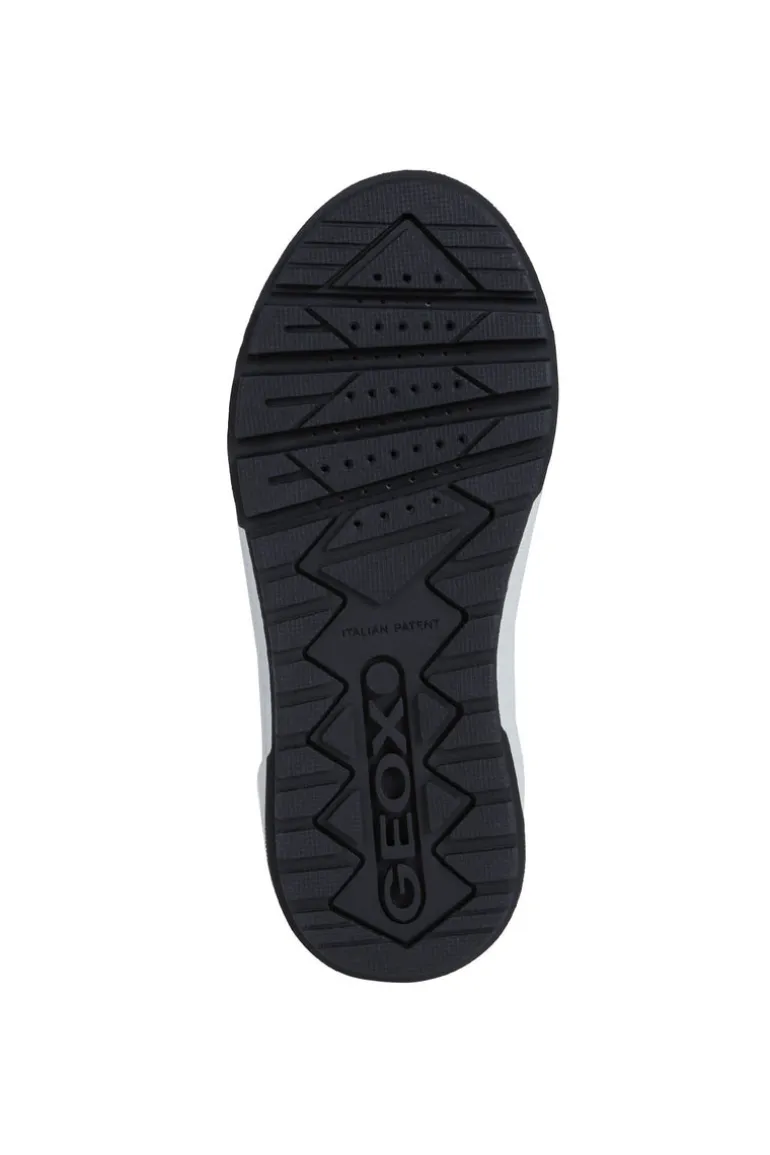 Geox Kids Trainers | Hi Top Weemble | Green & Black