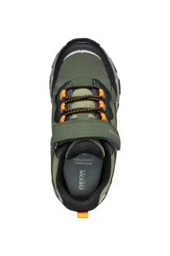 Geox Kids Trainers | Magnetar | Green & Orange