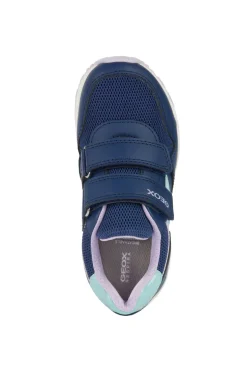 Geox Kids Trainers | Pavel | Navy & Lilac