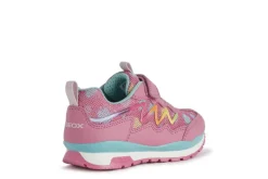 Geox Kids Trainers | Pavel | Fuchsia & Watersea