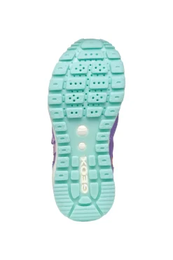 Geox Kids Trainers | Pavel | Lilac & Watersea