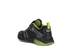 Geox Kids Trainers | Spaziale | Black & Lime