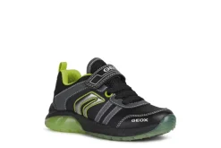 Geox Kids Trainers | Spaziale | Black & Lime