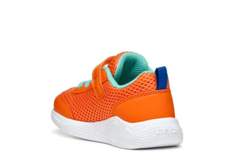 Geox Kids Trainers | Sprintye | Orange & Royal