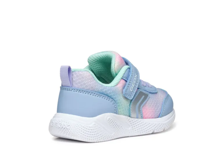 Geox Kids Trainers | Sprintye | Sky & Multi