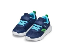 Geox Kids Trainers | Sprintye | Navy & Light Green