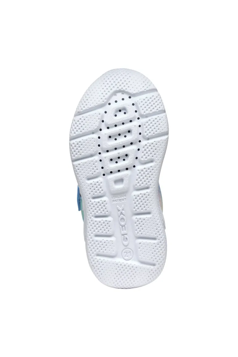 Geox Kids Trainers | Sprintye | Sky & Multi