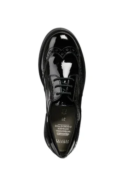 Geox School Shoes | Agata D Lace Up | Black Patent